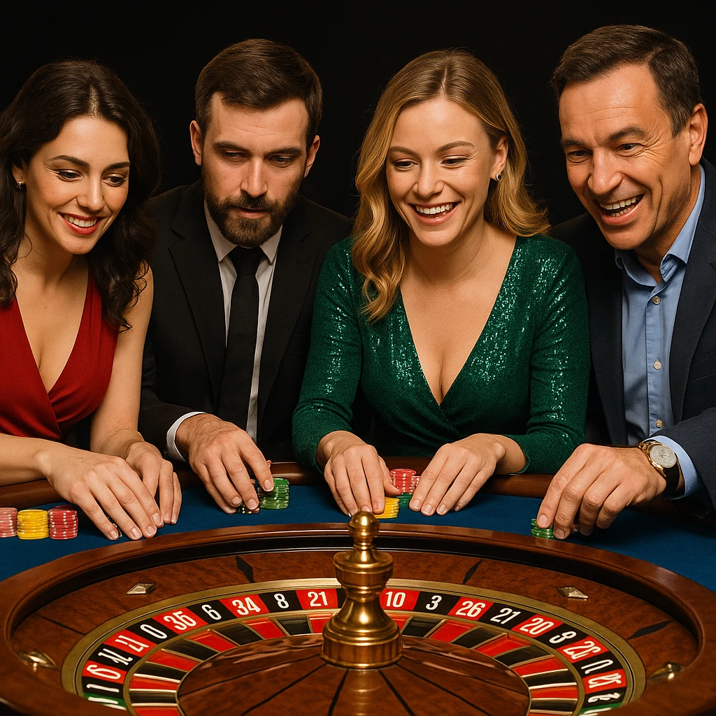 "People playing roulette at a casino – Reddy Book sports ID guides"